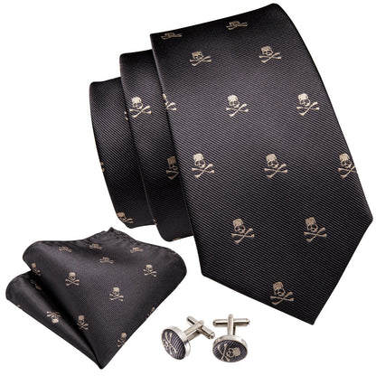 Skulls Premium Tie Set tie sets    - Sophisticated Gentlemen