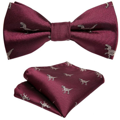 Children's Dinosaurs Bow Tie Set Bow Tie Sets    - Sophisticated Gentlemen