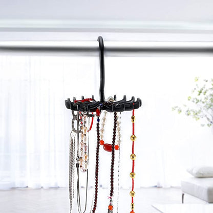 Hanging Tie Rack - Black Storage Holders & Racks    - Sophisticated Gentlemen