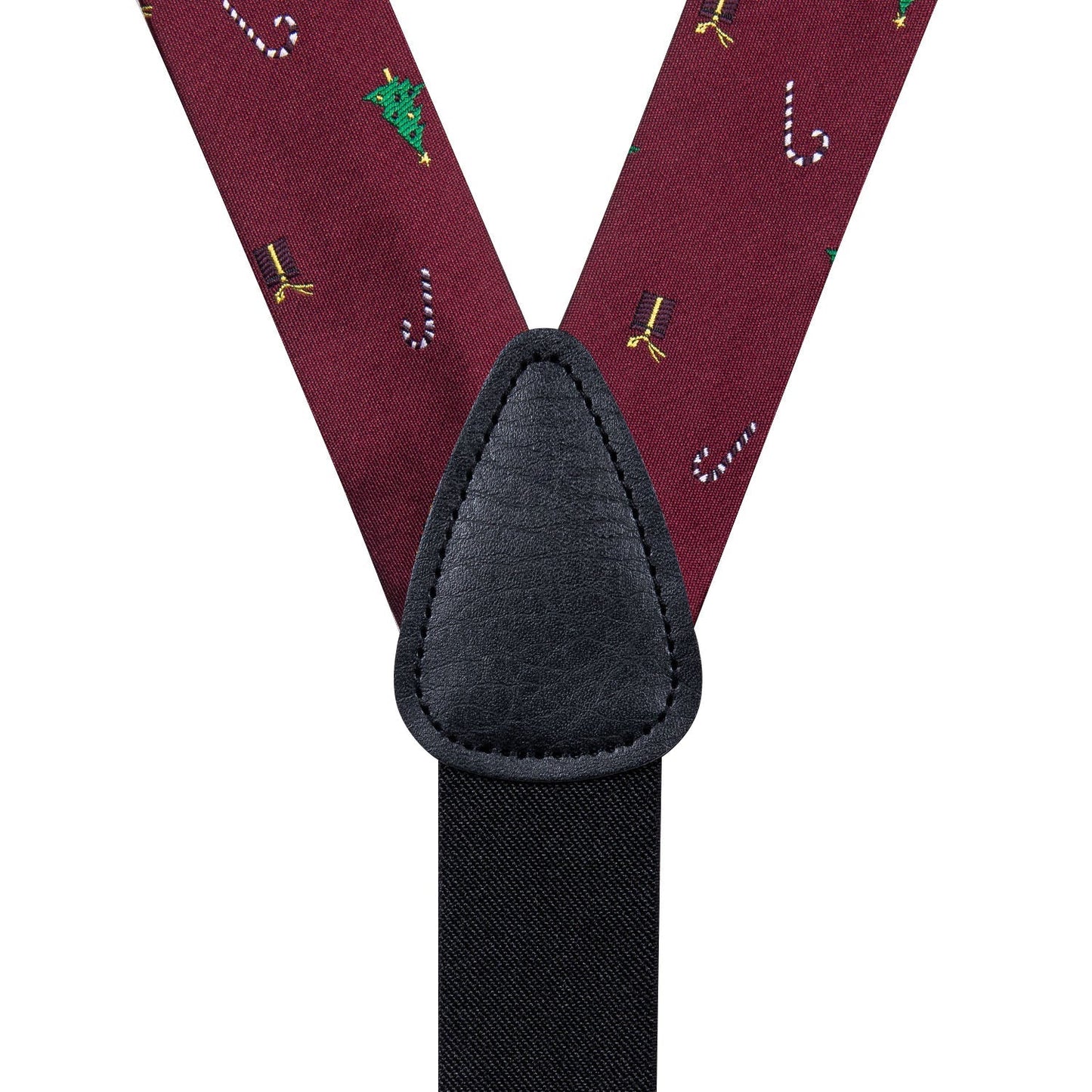 Christmas Decorations Bow Tie and Suspenders Set bow tie    - Sophisticated Gentlemen