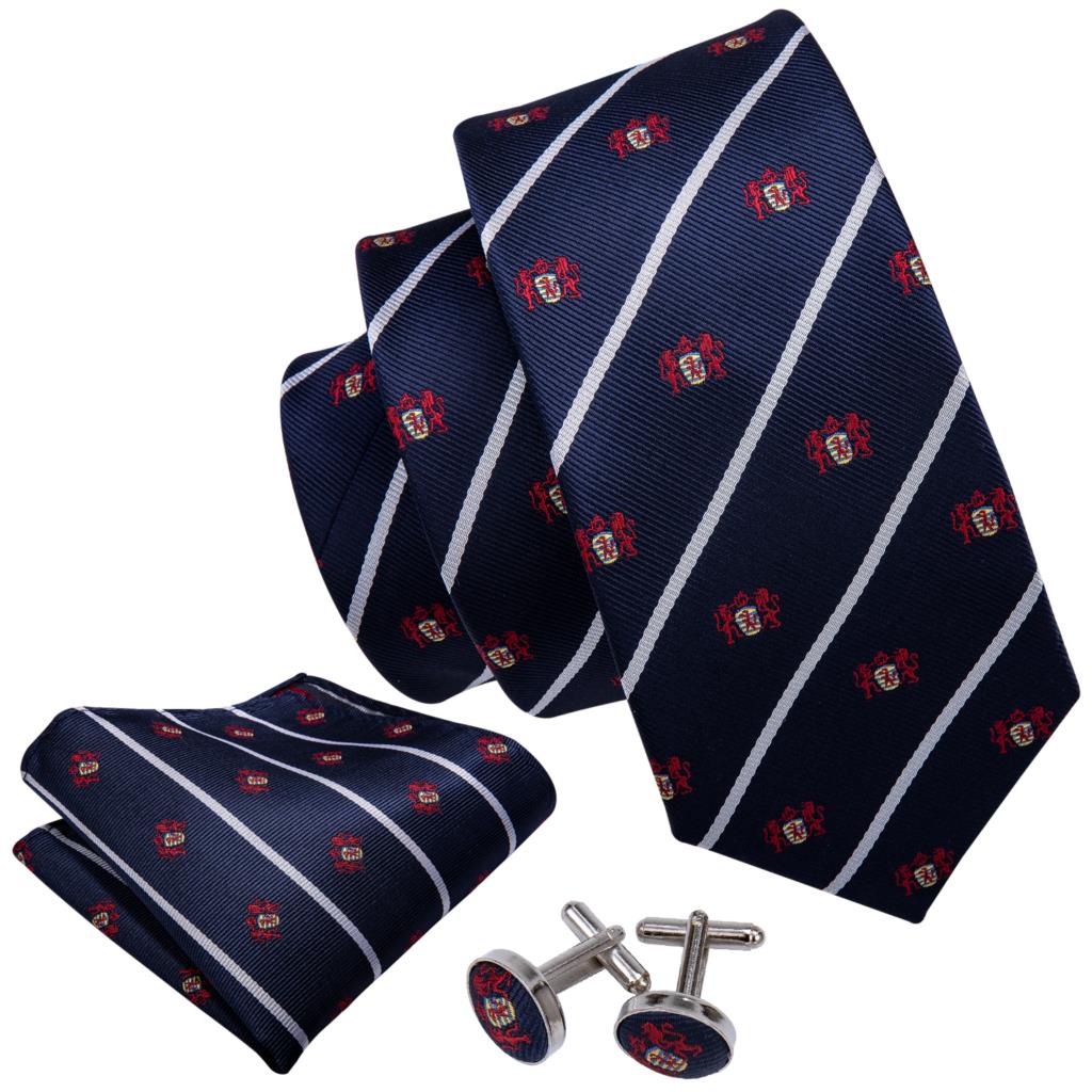 Mystical Union In Blue Tie, Pocket Square and Cufflinks tie sets    - Sophisticated Gentlemen