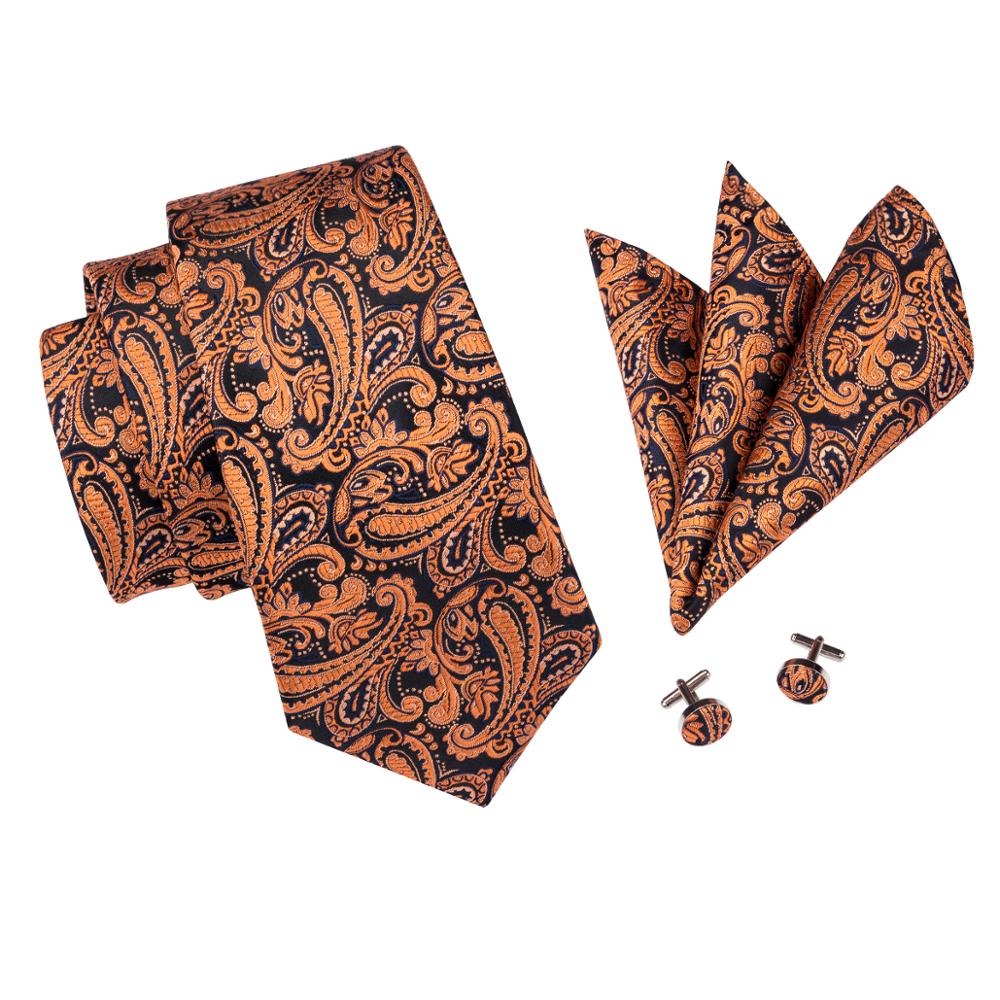Sari Tie, Pocket Square and Cufflinks tie sets    - Sophisticated Gentlemen