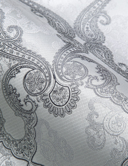 Silver Ornamental Dress Shirt shirt    - Sophisticated Gentlemen