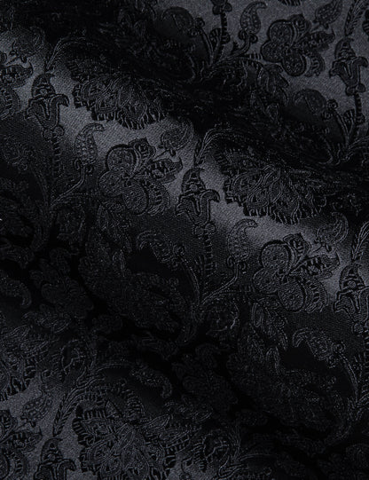 Black Floral Dress Shirt shirt    - Sophisticated Gentlemen