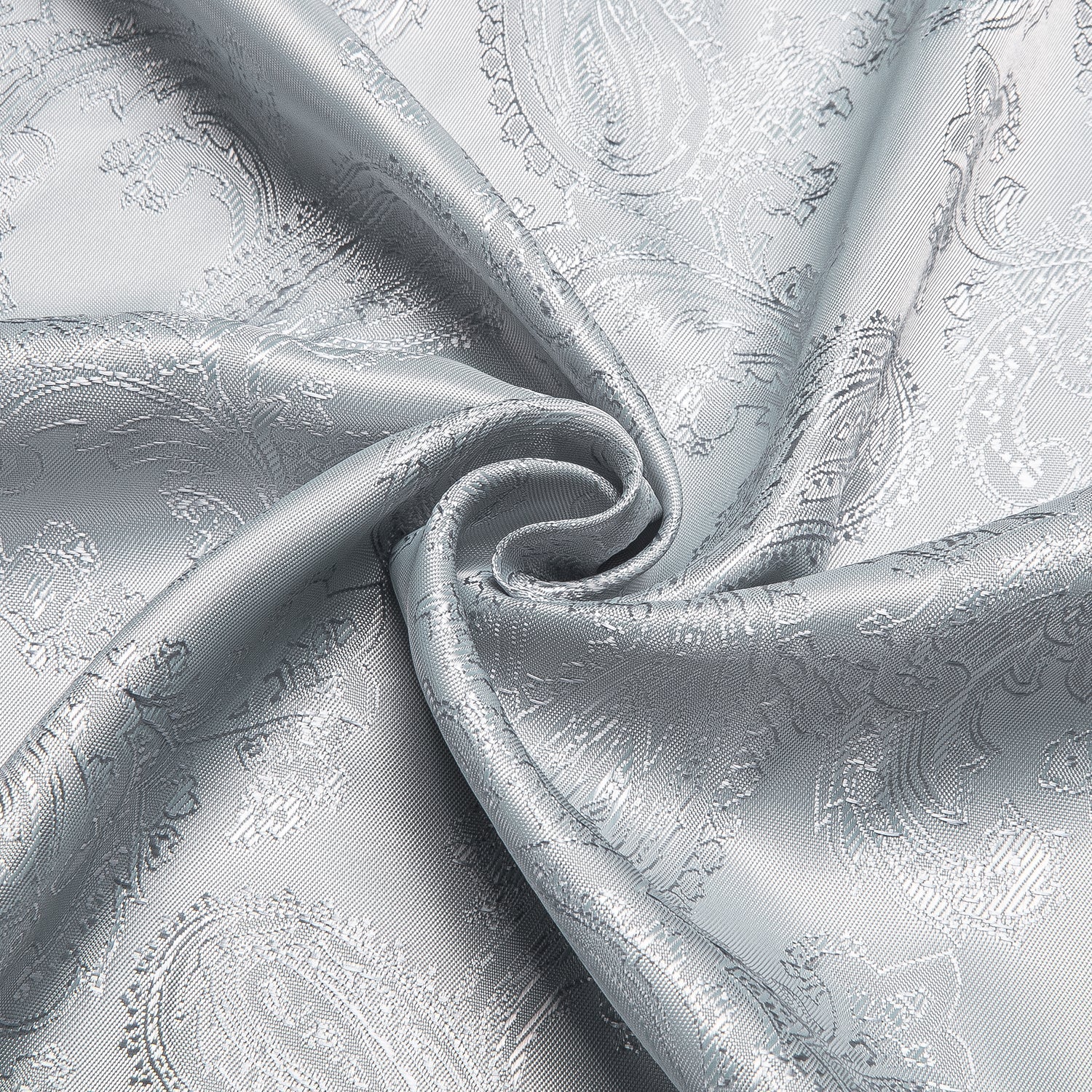 Silver Gray Paisley Dress Shirt shirt    - Sophisticated Gentlemen