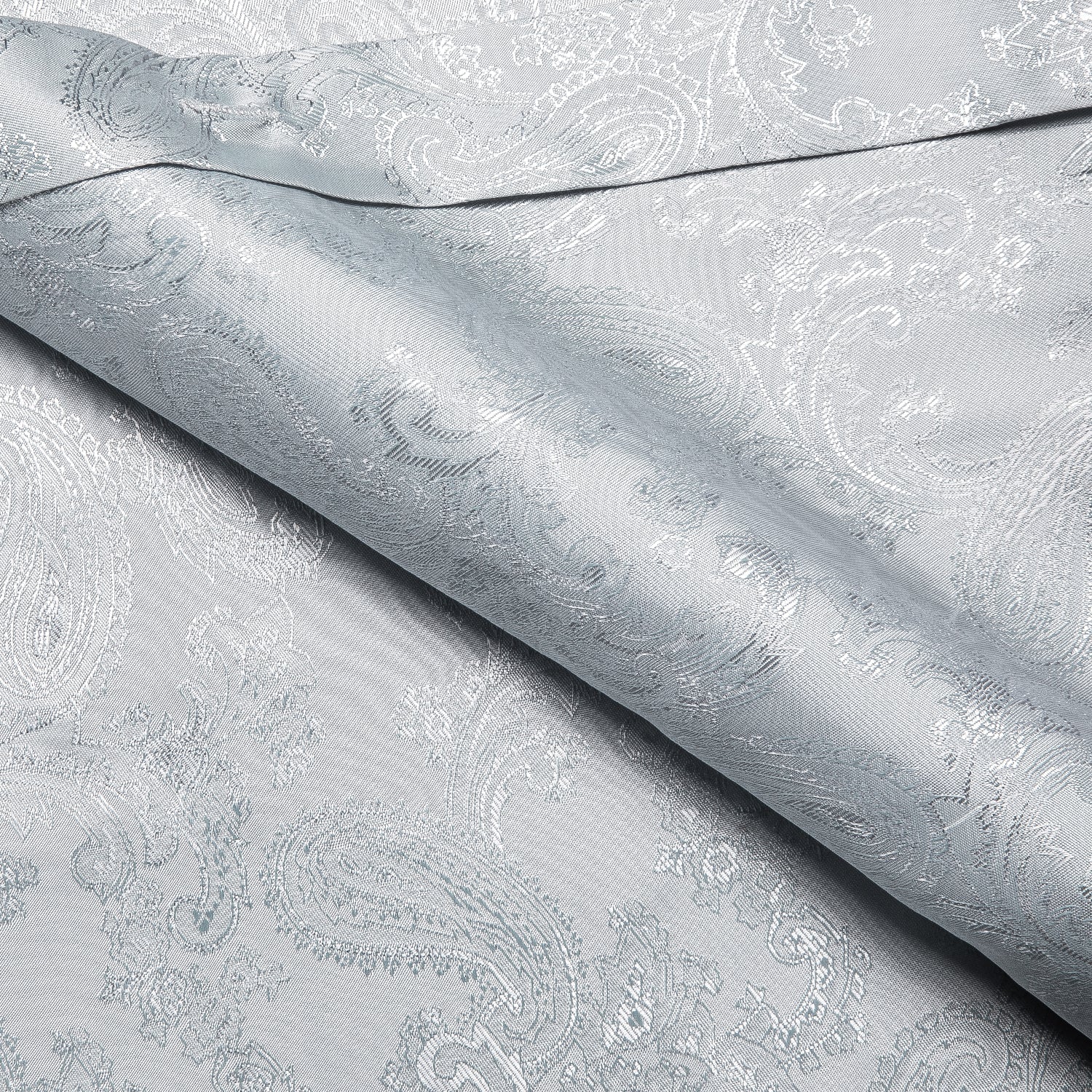 Silver Gray Paisley Dress Shirt shirt    - Sophisticated Gentlemen
