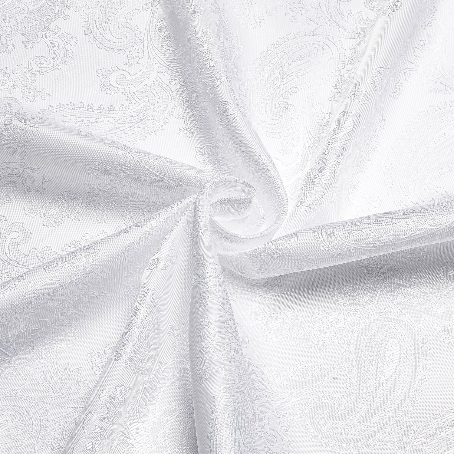 White Paisley Dress Shirt shirt    - Sophisticated Gentlemen