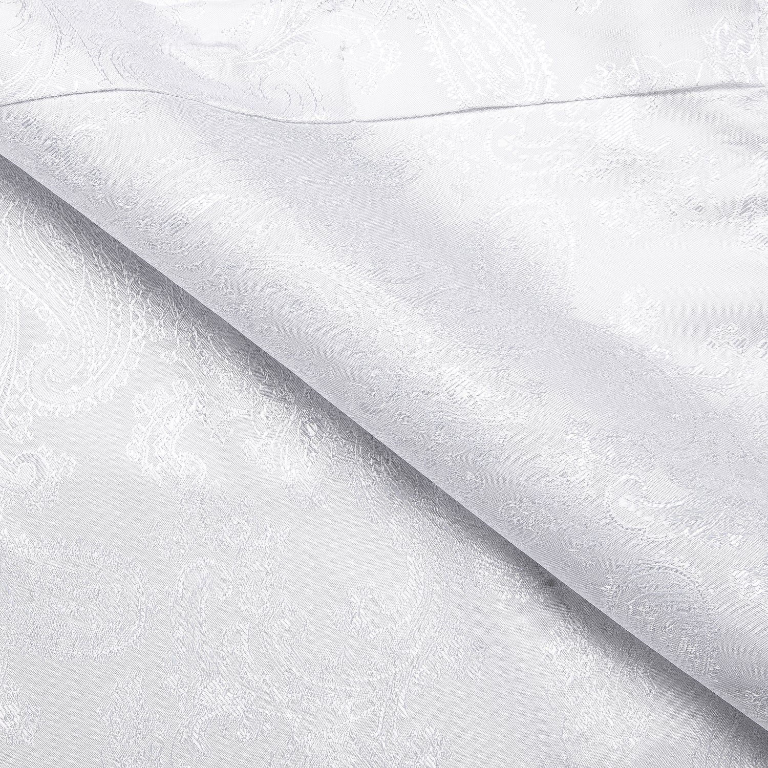 White Paisley Dress Shirt shirt    - Sophisticated Gentlemen