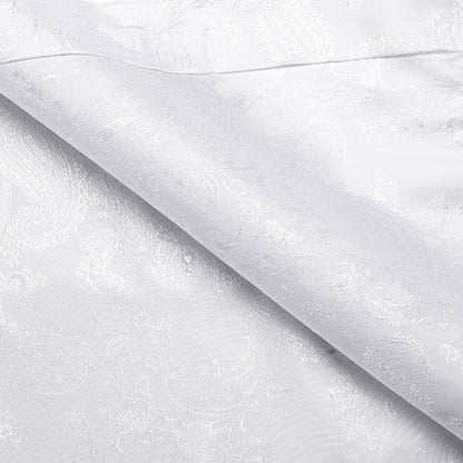 White Paisley Dress Shirt shirt    - Sophisticated Gentlemen