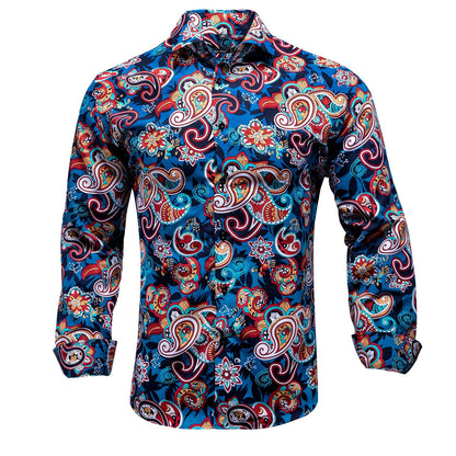 Hawaiian Paisley Dress Shirt shirt S   - Sophisticated Gentlemen