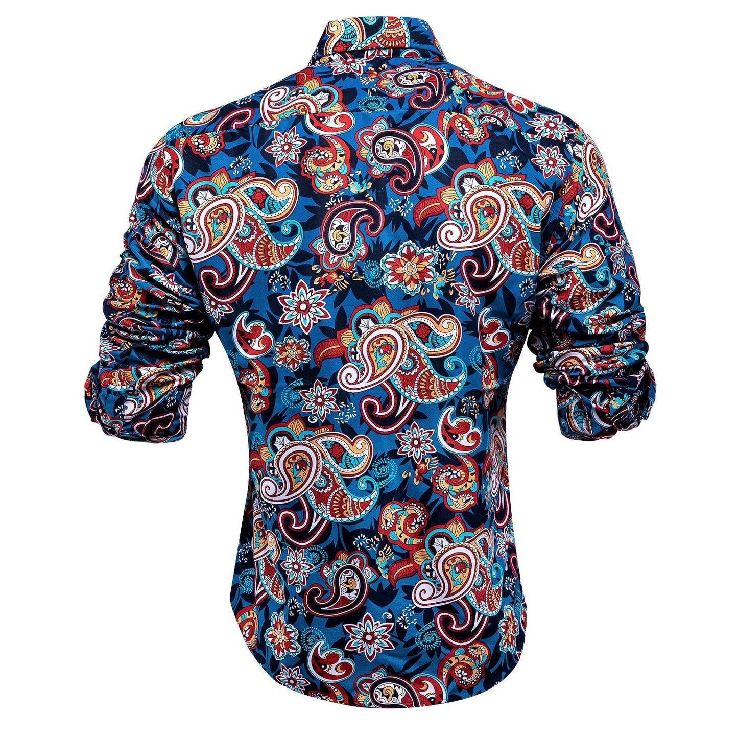 Hawaiian Paisley Dress Shirt shirt    - Sophisticated Gentlemen