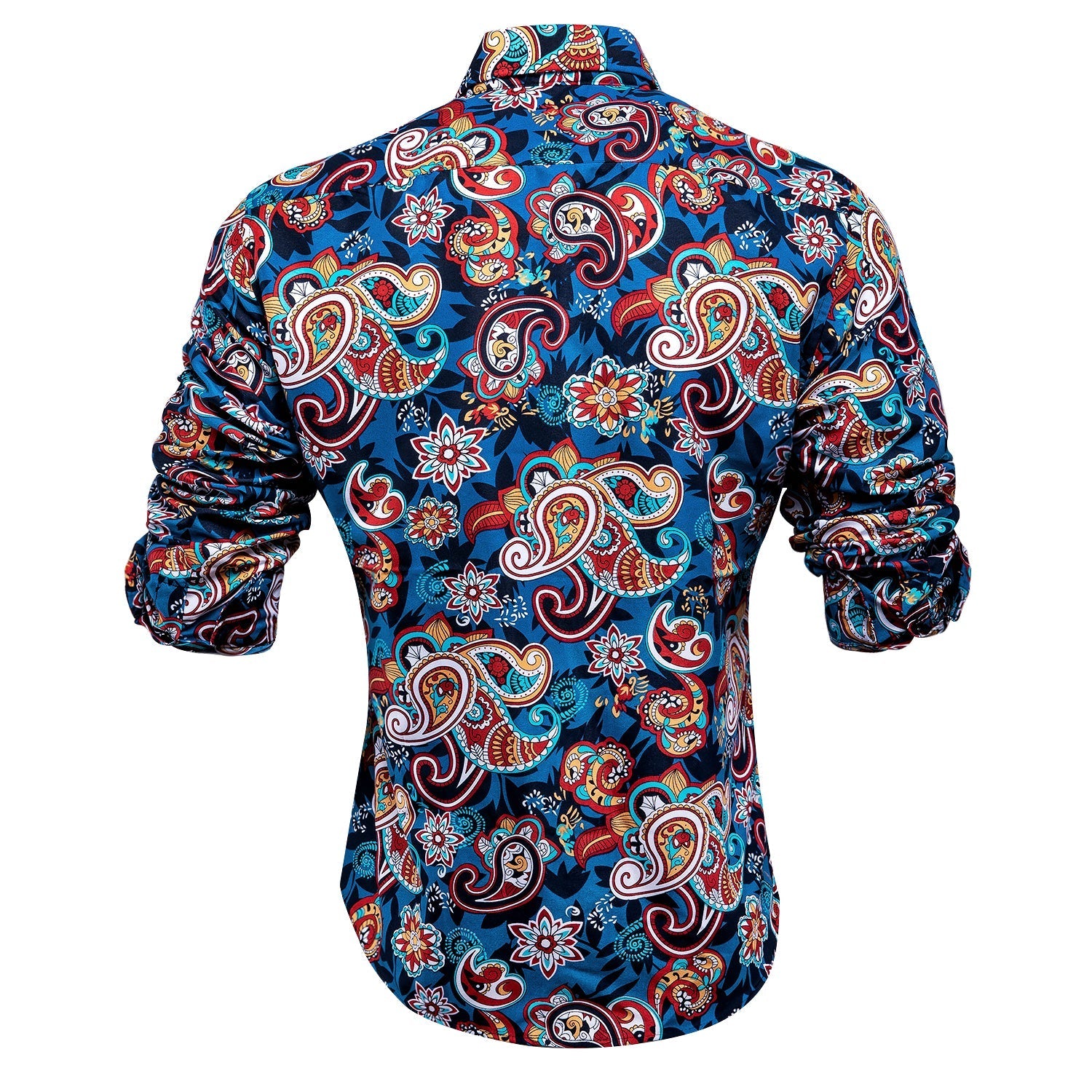 Hawaiian Paisley Dress Shirt shirt    - Sophisticated Gentlemen