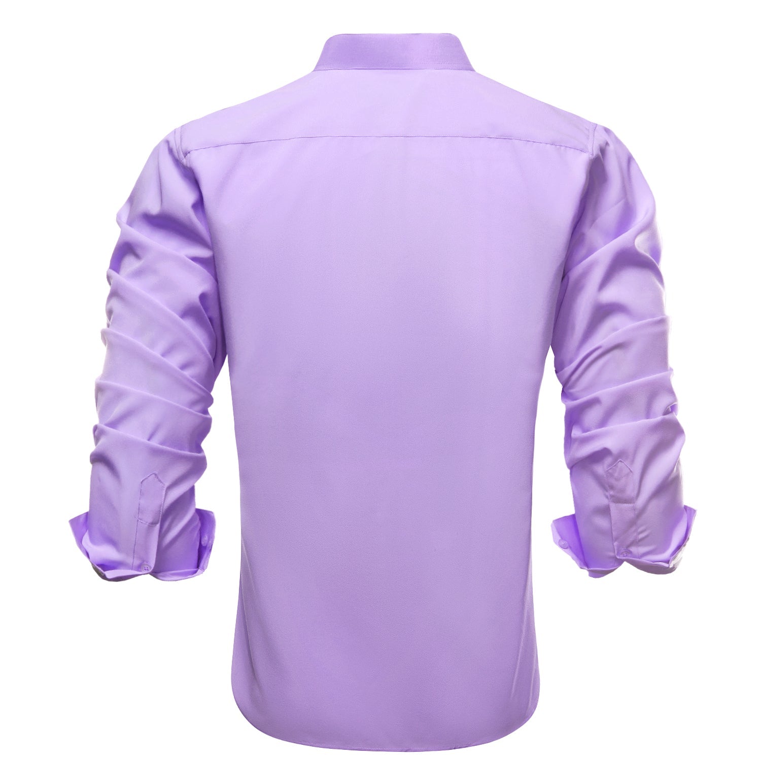 Collarless Lavender Dress Shirt shirt    - Sophisticated Gentlemen
