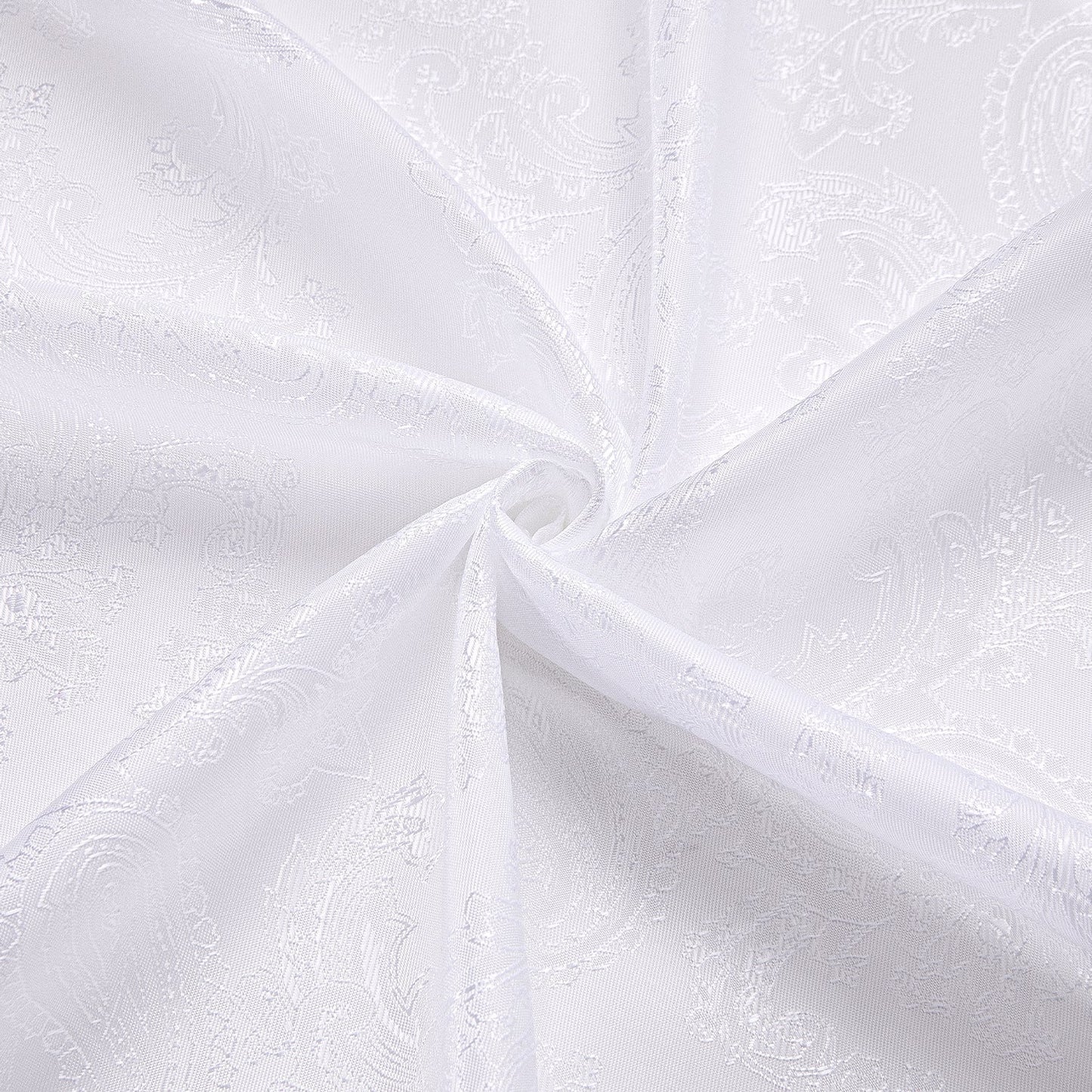 White Paisley Short Sleeve Dress Shirt shirt    - Sophisticated Gentlemen