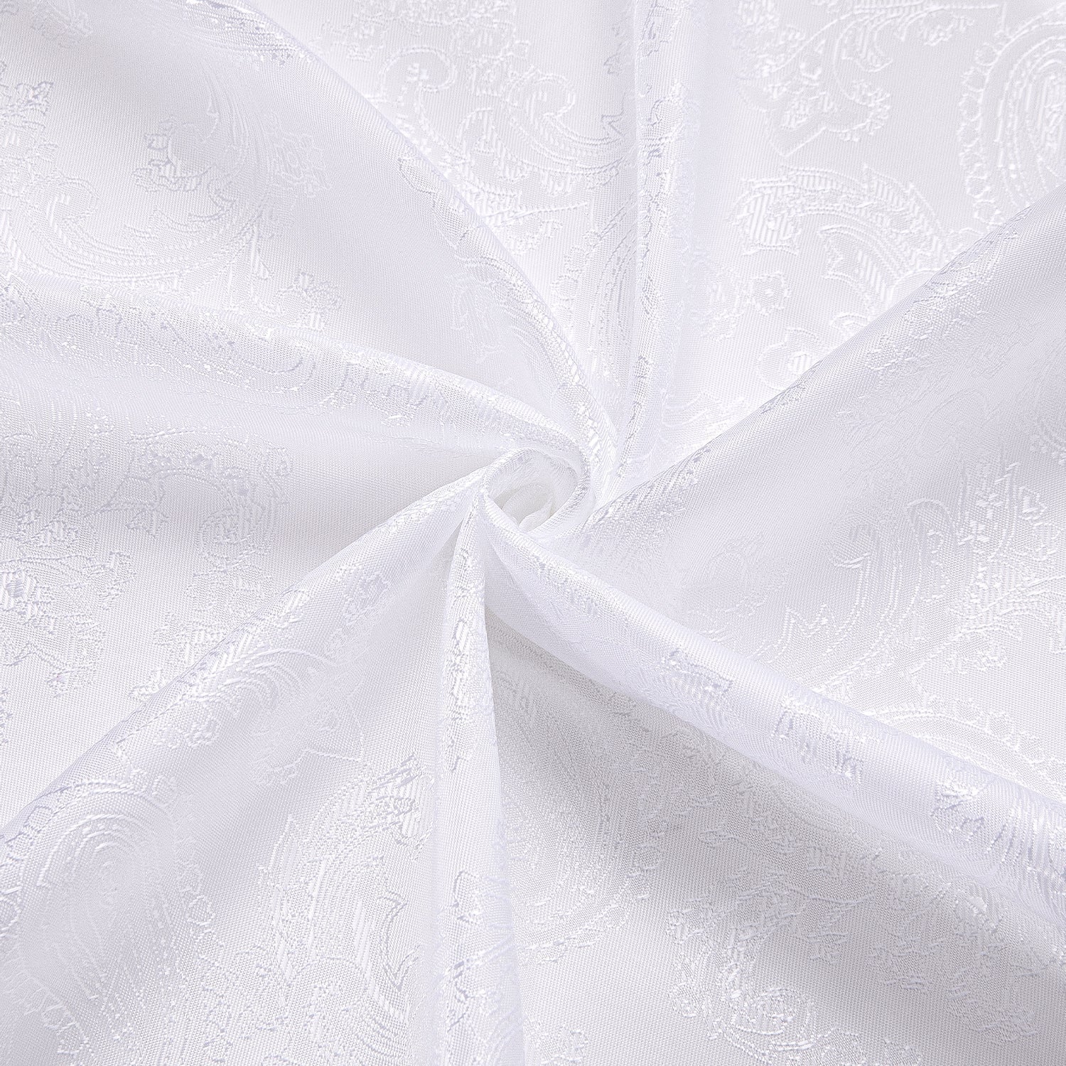White Paisley Short Sleeve Dress Shirt shirt    - Sophisticated Gentlemen