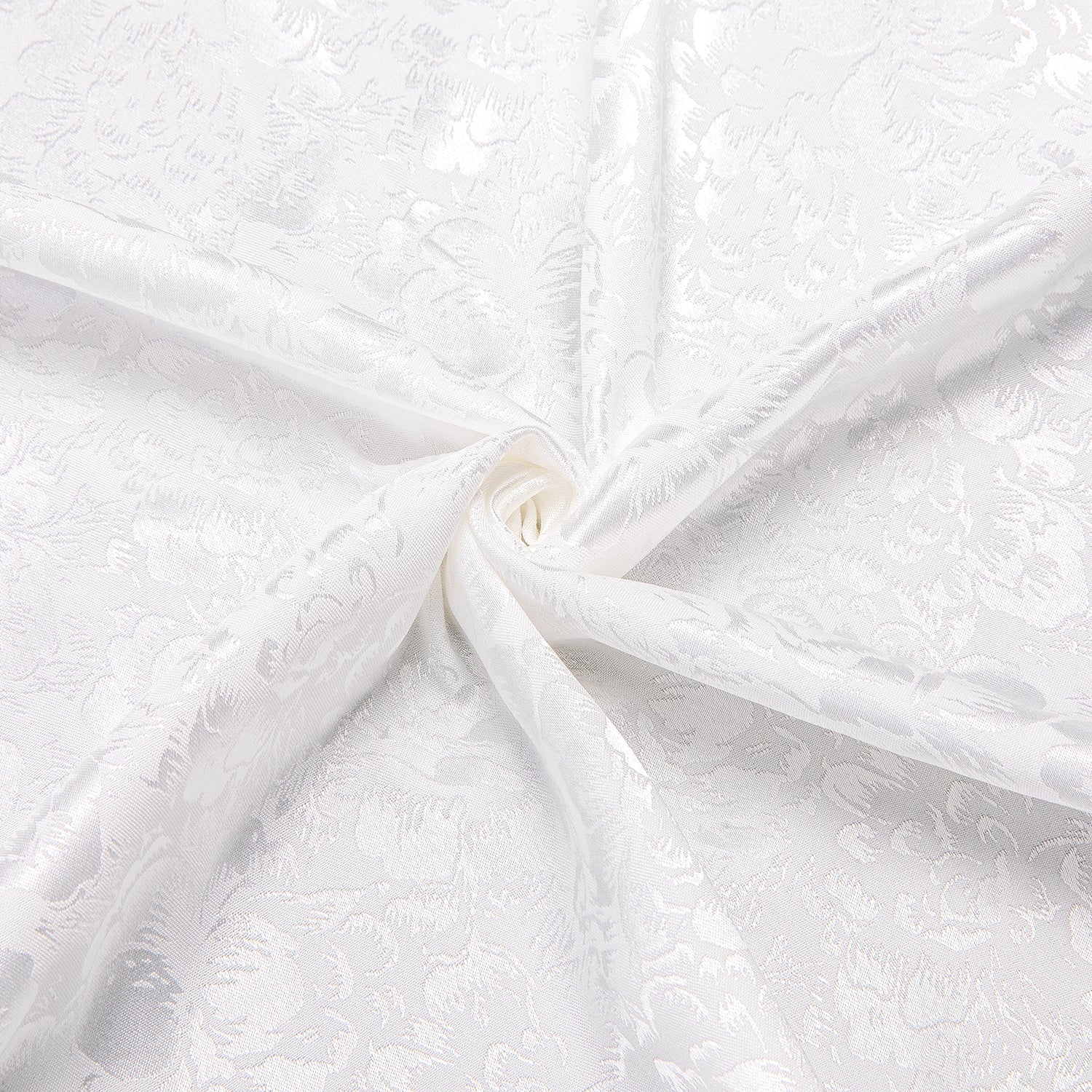 White Floral Silk Dress Shirt shirt    - Sophisticated Gentlemen