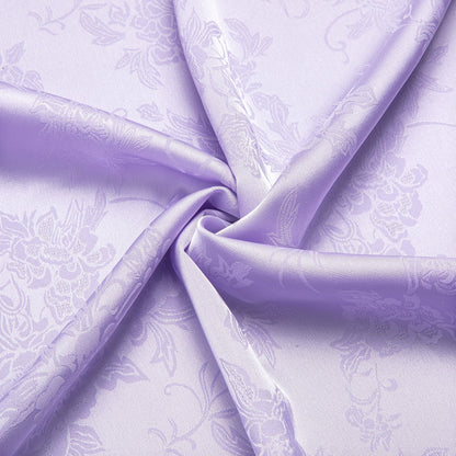Lavender Floral Silk Dress Shirt shirt    - Sophisticated Gentlemen