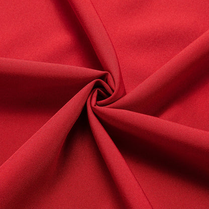 Solid Red Silk Dress Shirt shirt    - Sophisticated Gentlemen