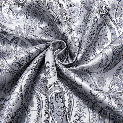 Silver Paisley Dress Shirt shirt    - Sophisticated Gentlemen