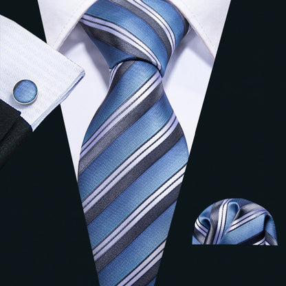 High Life Tie, Pocket Square and Cufflinks tie sets    - Sophisticated Gentlemen