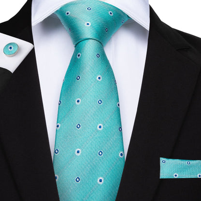 Octopus Eyes Tie, Pocket Square and Cufflinks - SOPHGENT