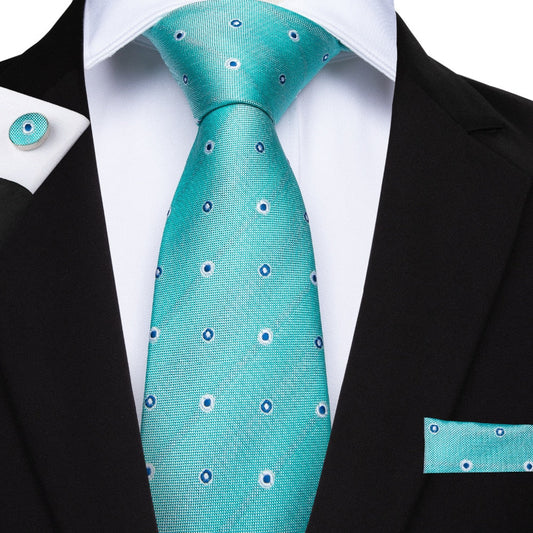 Octopus Eyes Tie, Pocket Square and Cufflinks - SOPHGENT