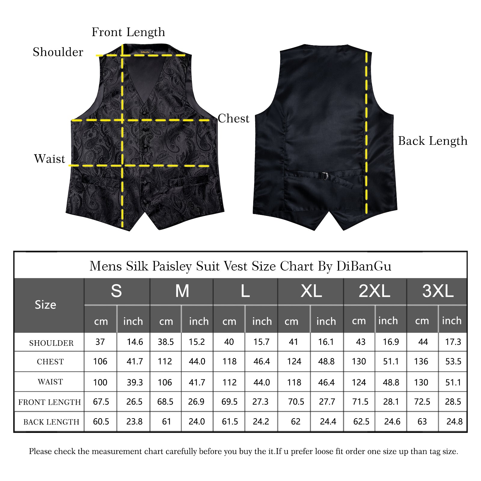 Black Fashion Men 100% Waistcoat Vest Pocket Suit Mjtz-109 - Gentleman Clothing