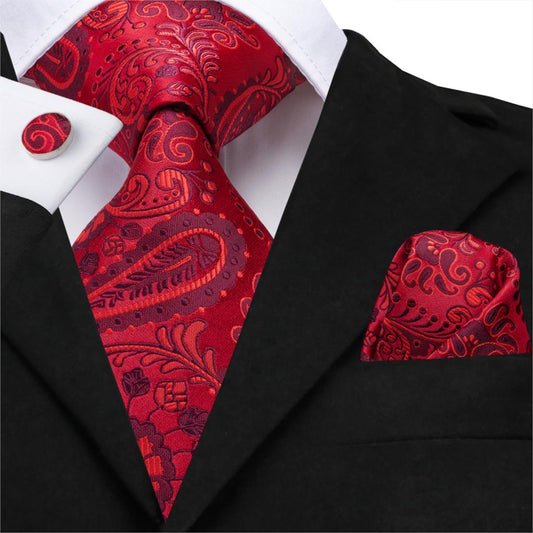 Fairy Flowers Tie, Pocket Square and Cufflinks - SOPHGENT