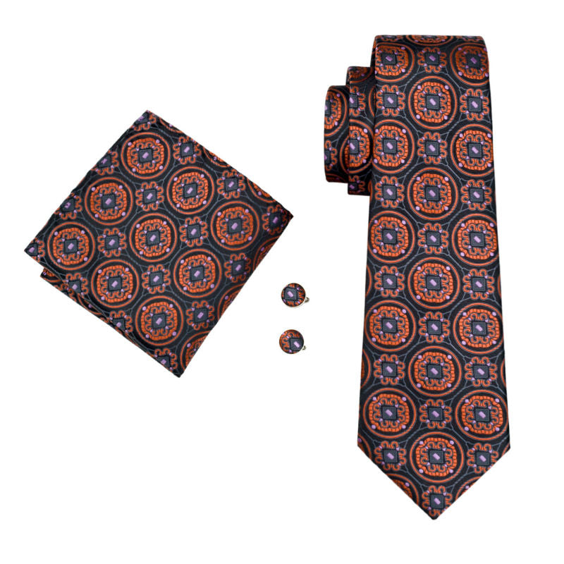Roswell Tie, Pocket Square and Cufflinks tie sets    - Sophisticated Gentlemen