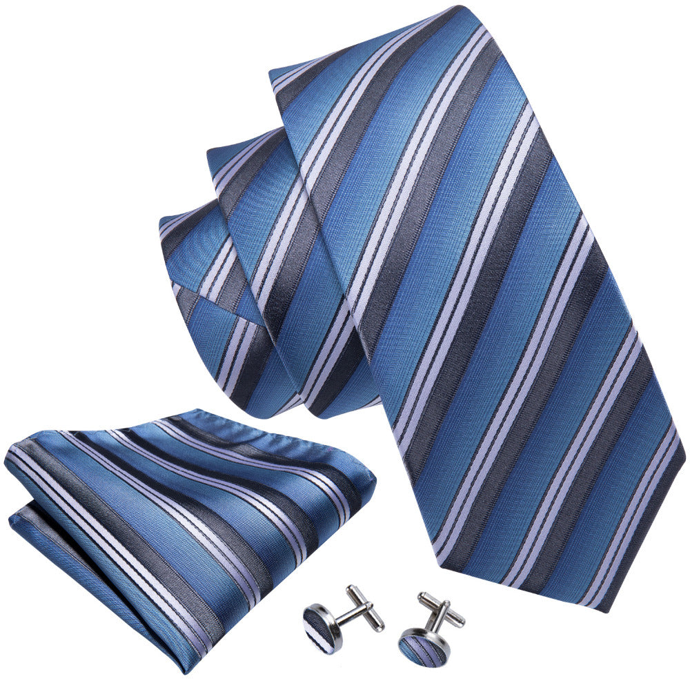 High Life Tie, Pocket Square and Cufflinks tie sets    - Sophisticated Gentlemen