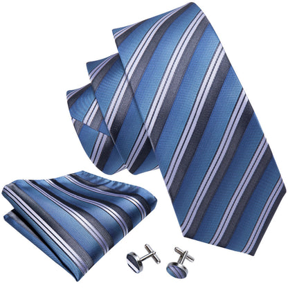 High Life Tie, Pocket Square and Cufflinks tie sets    - Sophisticated Gentlemen