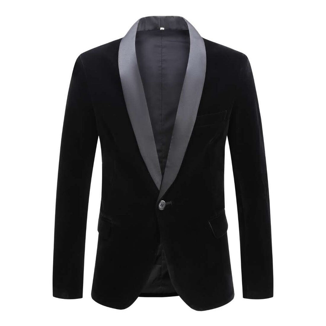 Black Velvet Tuxedo Jacket tuxedo    - Sophisticated Gentlemen