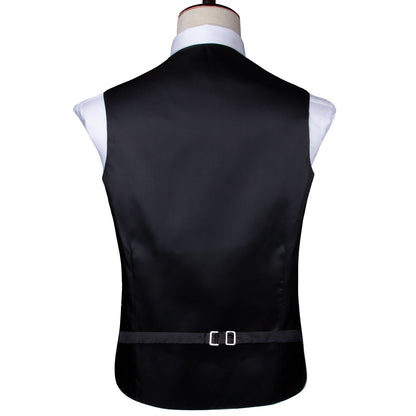 Red Ornamental Vest Set - SOPHGENT