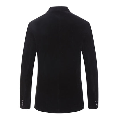 Black Velvet Tuxedo Jacket tuxedo    - Sophisticated Gentlemen