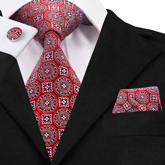 Uzbek Tie, Pocket Square and Cufflinks - SOPHGENT