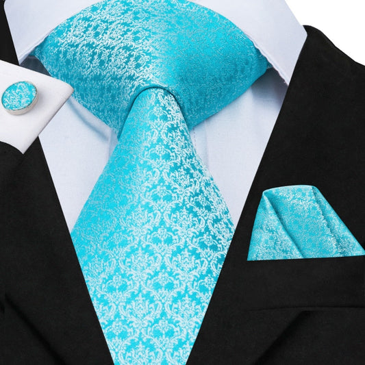 Grace Bay Tie, Pocket Square and Cufflinks - SOPHGENT
