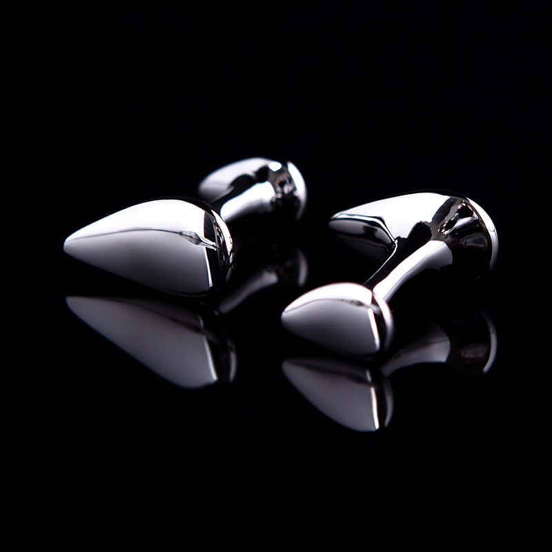 Silver Teardrop Cufflinks - SOPHGENT
