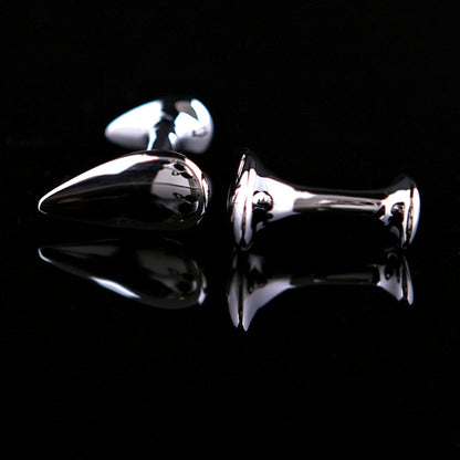 Silver Teardrop Cufflinks Cufflink    - Sophisticated Gentlemen