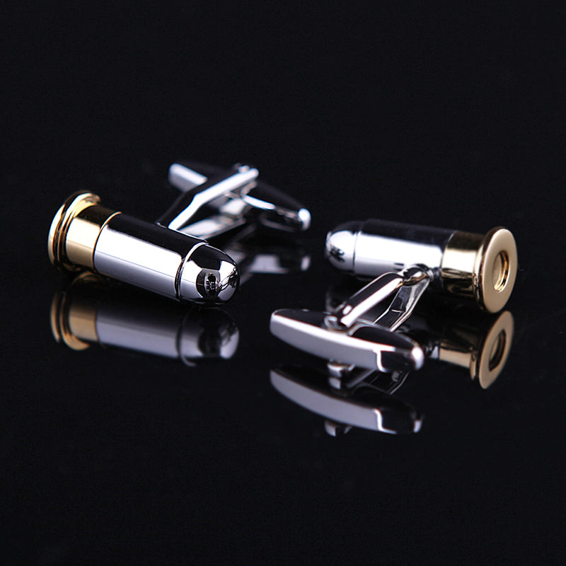 Gold & Silver Bullet Cufflinks - SOPHGENT