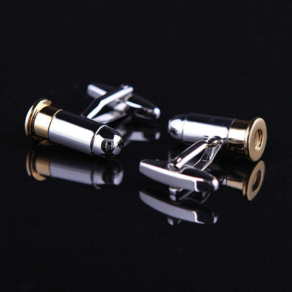 Gold & Silver Bullet Cufflinks - SOPHGENT