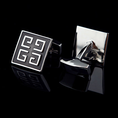 Labyrinth Elegant Cufflinks Cufflink    - Sophisticated Gentlemen