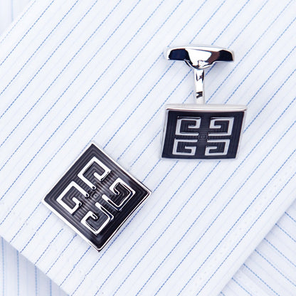 Labyrinth Elegant Cufflinks Cufflink    - Sophisticated Gentlemen