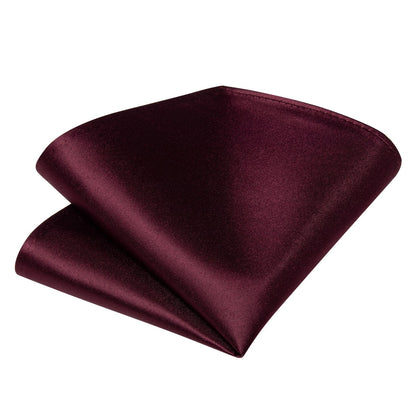 Solid Burgundy Silk Bow Tie bow tie    - Sophisticated Gentlemen