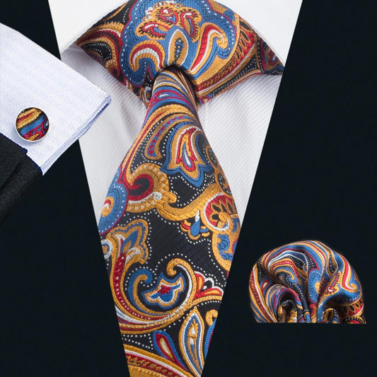 Richmond Tie, Pocket Square and Cufflinks Tie sets Standard packaging   - Sophisticated Gentlemen