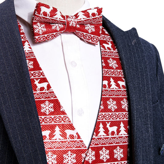 Ugly Holiday Sweater Vest Set vest set M (Chest 43)   - Sophisticated Gentlemen