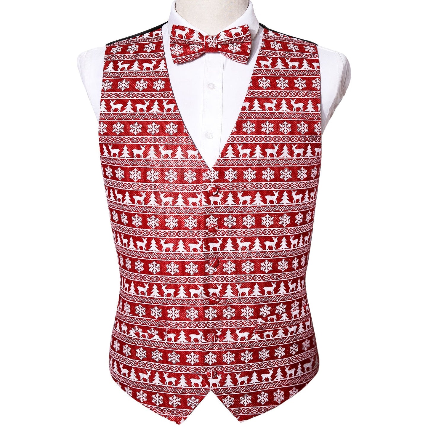 Ugly Holiday Sweater Vest Set vest set    - Sophisticated Gentlemen