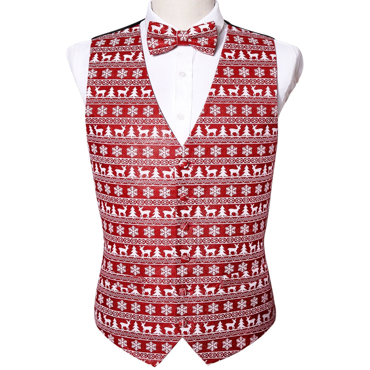 Ugly Holiday Sweater Vest Set vest set    - Sophisticated Gentlemen