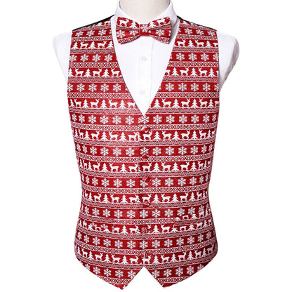 Ugly Holiday Sweater Vest Set vest set    - Sophisticated Gentlemen