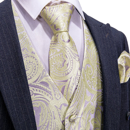 Champagne Pink Vest Set vest set S (Chest 41)   - Sophisticated Gentlemen