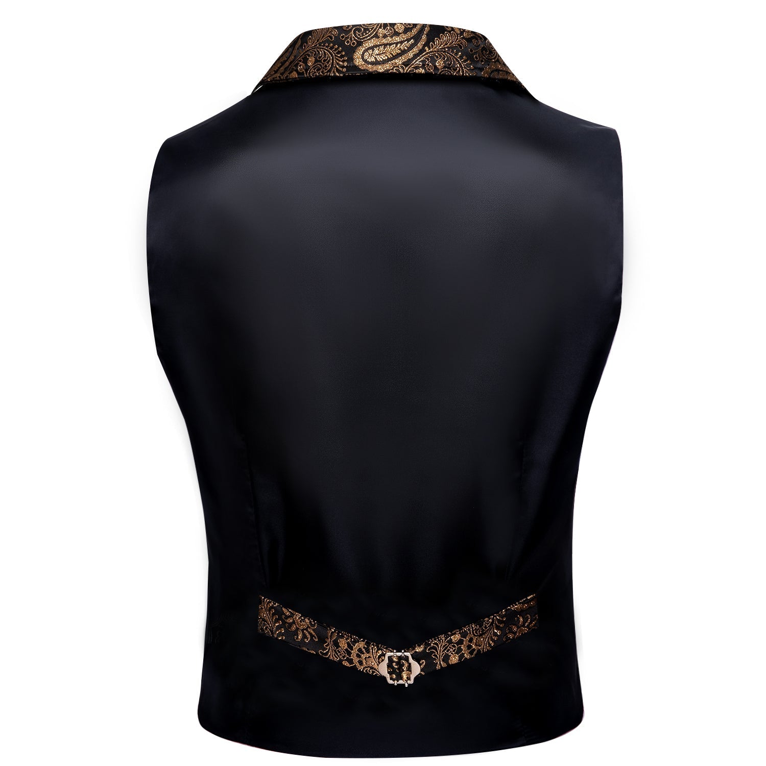 Brown and Black Paisley Vest - SOPHGENT
